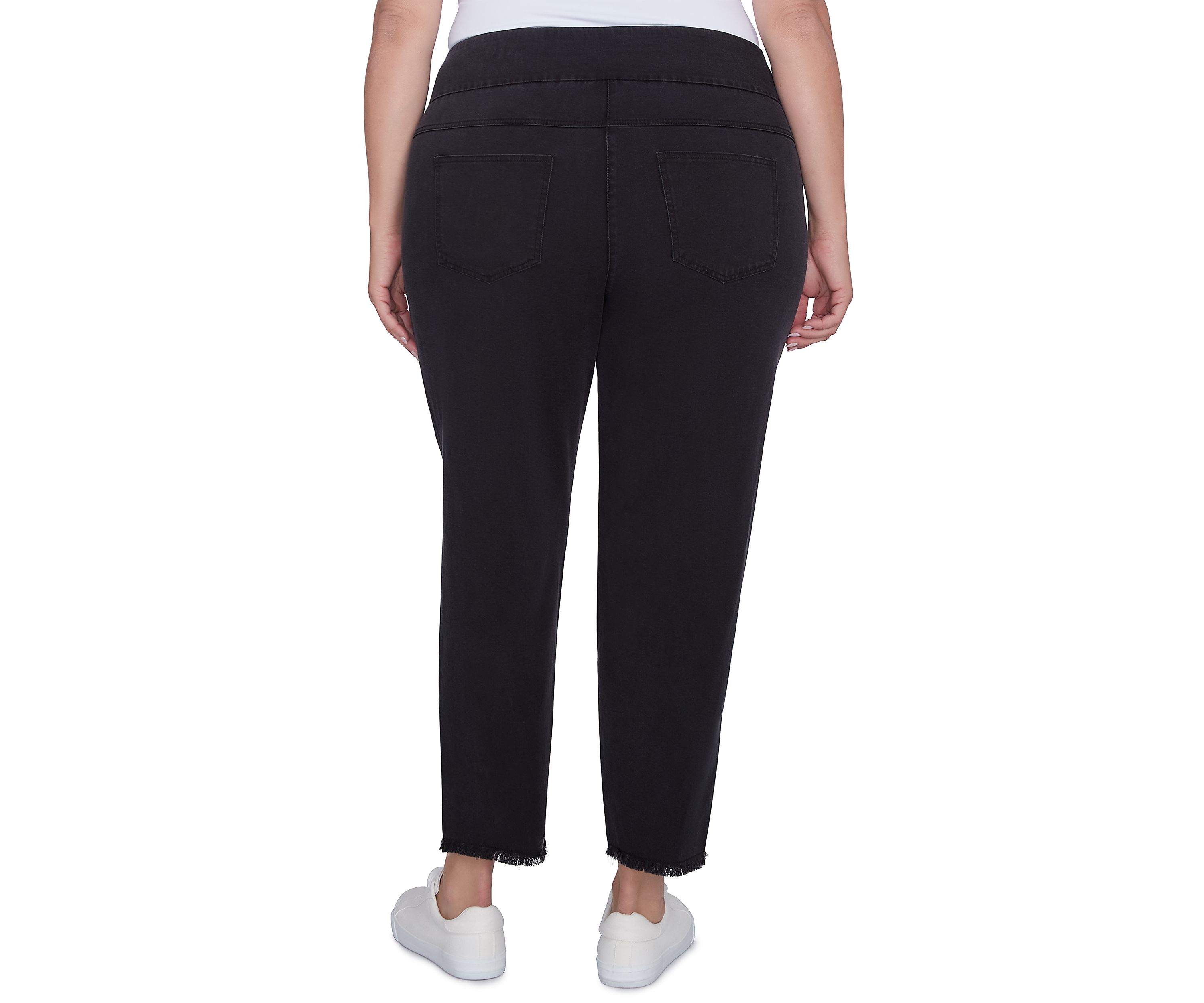 Plus Size Super Soft Stretch Ankle Jeans