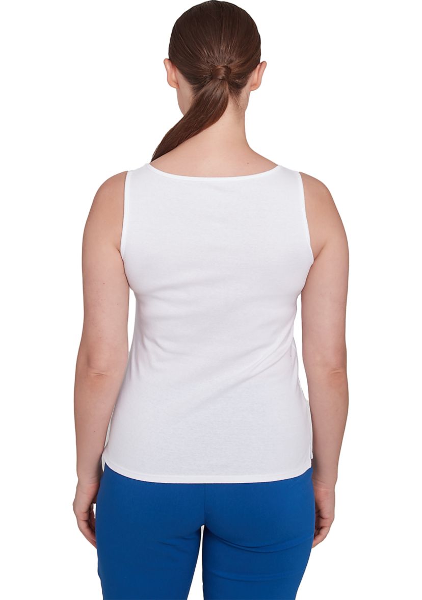 Petite Cotton Rib Knit Tank