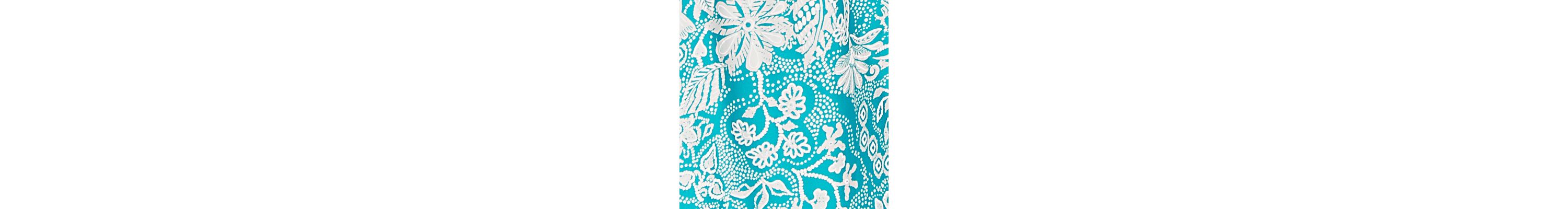 Petite Ibiza Ombre Floral Puff Print Top