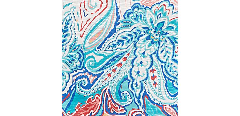 Petite Embellished Layered Paisley T-Shirt