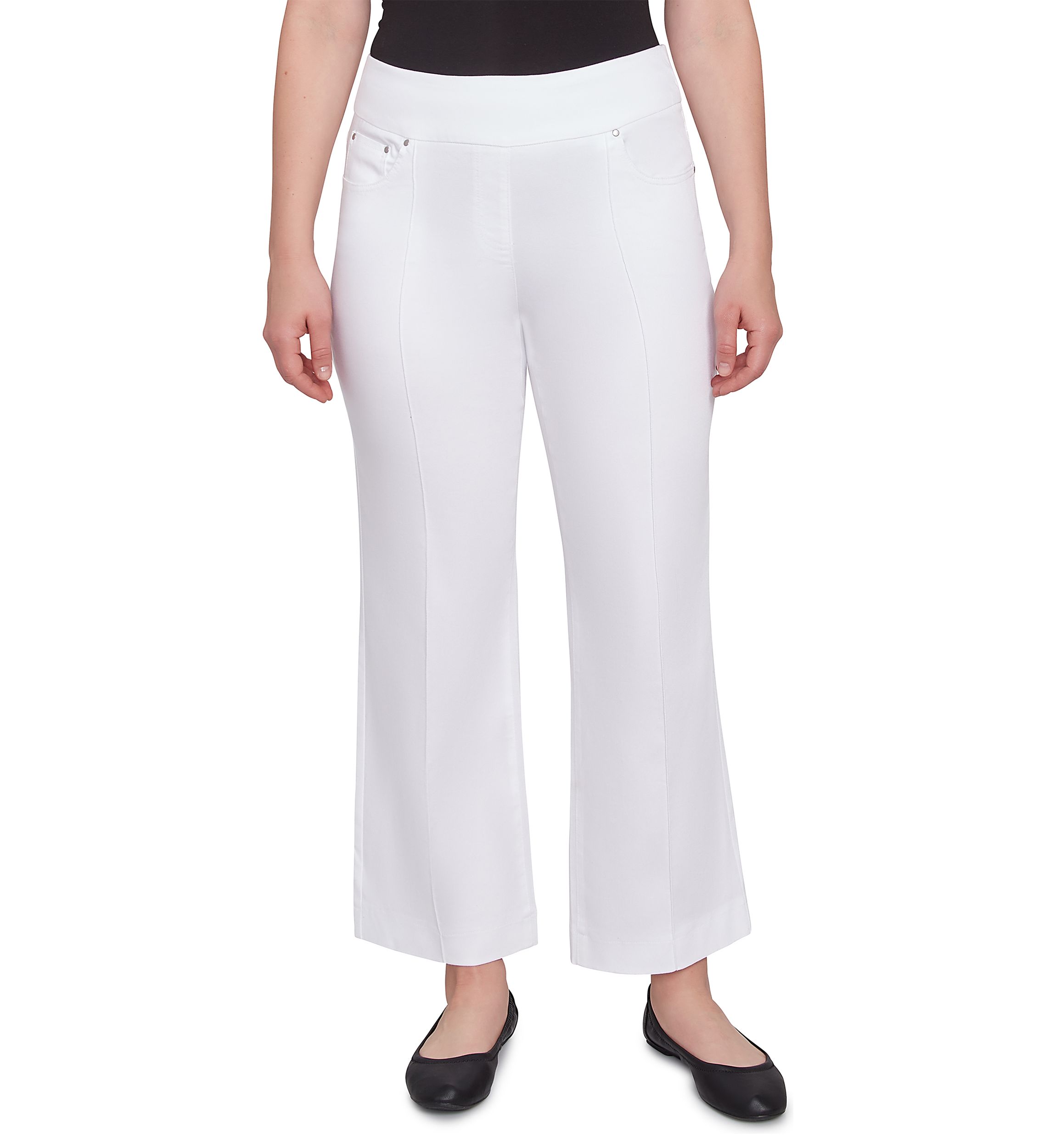 Petite Luxury Wide Leg Denim Jeans