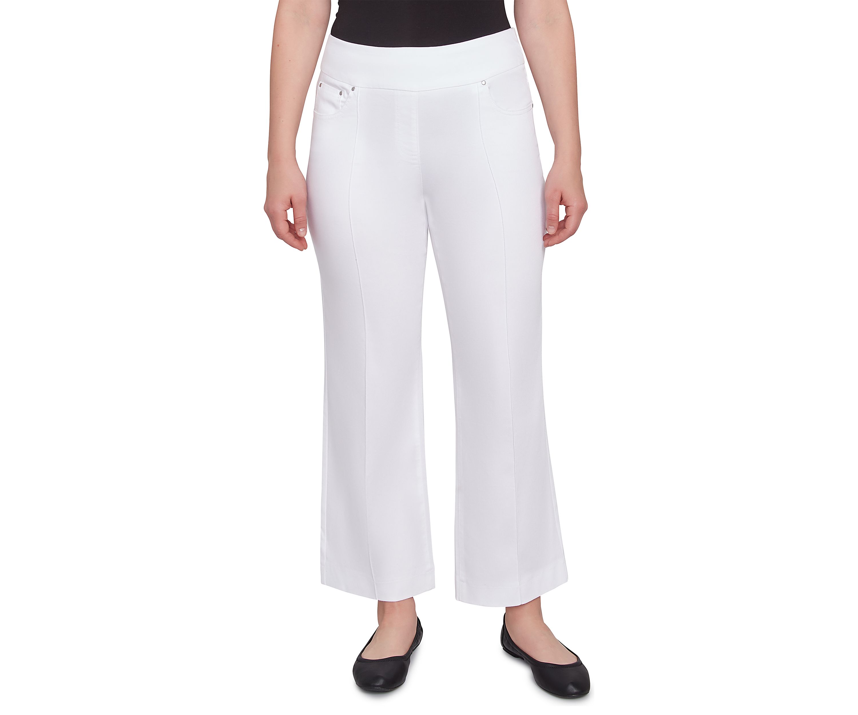 Petite Luxury Wide Leg Denim Jeans