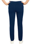 Womens Mid-Rise Pull-On French Terry Pants