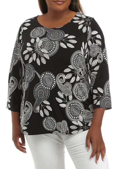 Plus Size Must Haves I Floral Print Blouse