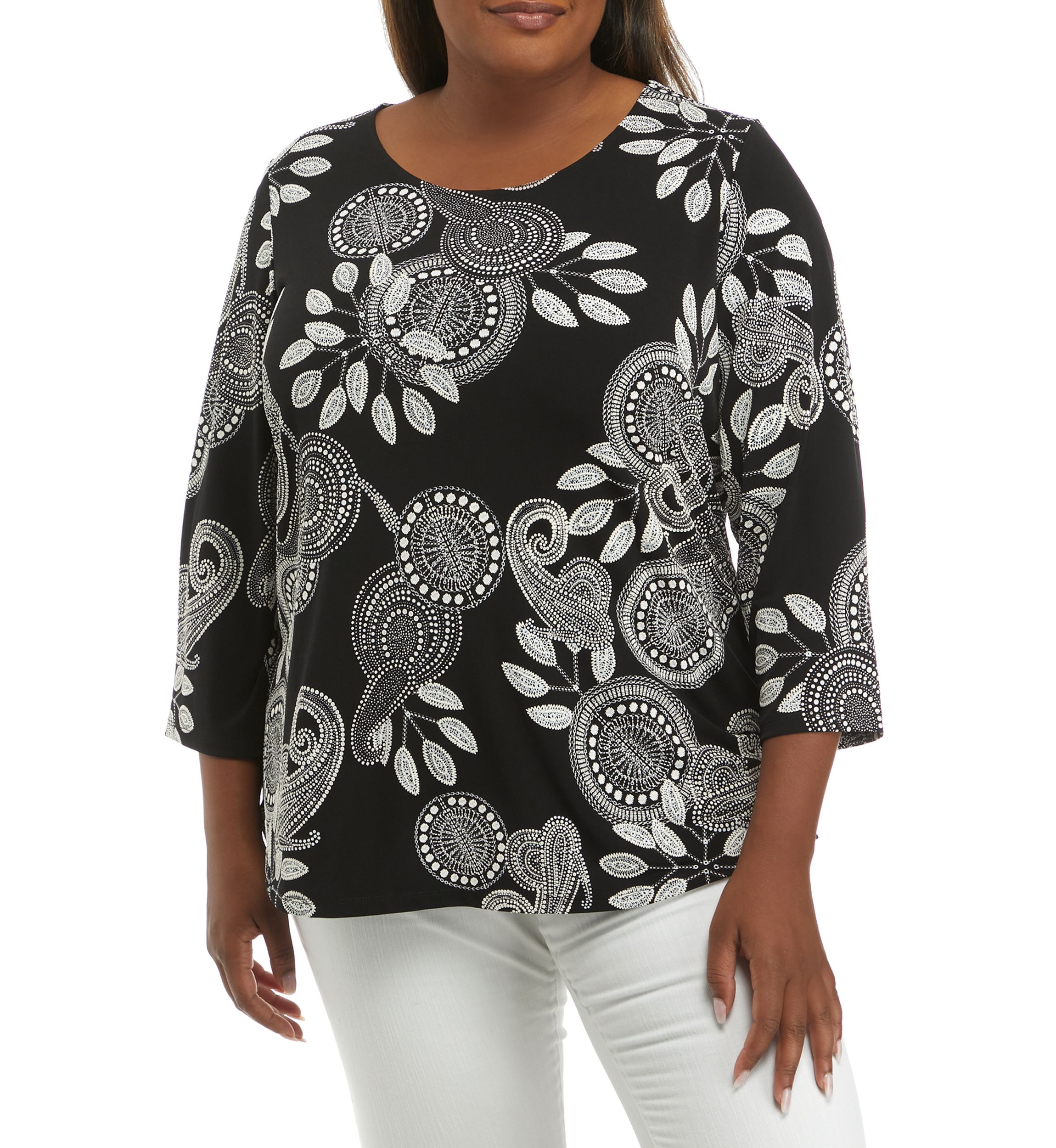 Plus Size Must Haves I Floral Print Blouse