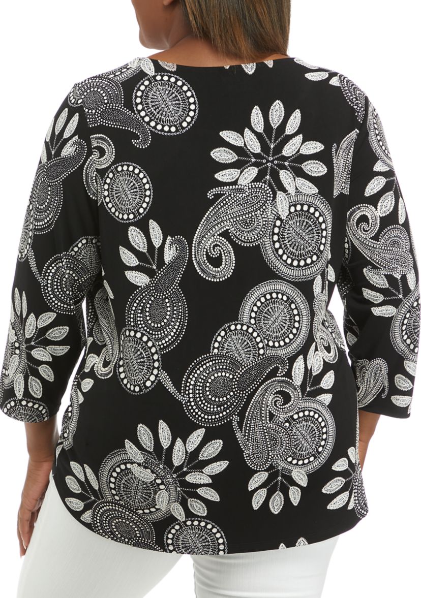Plus Size Must Haves I Floral Print Blouse