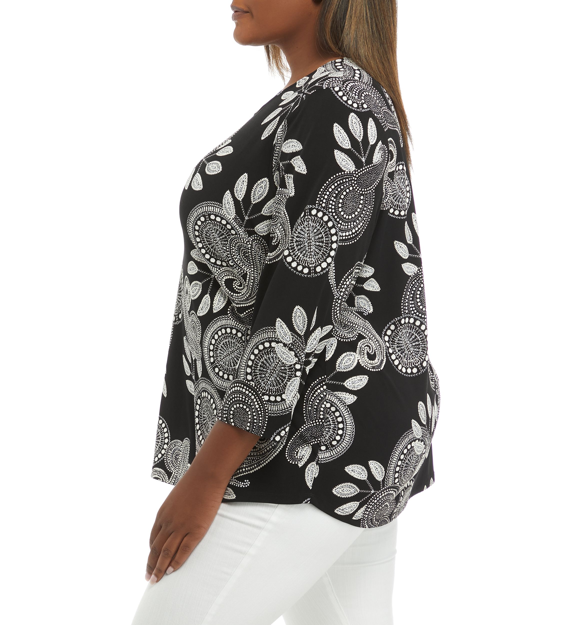 Plus Size Must Haves I Floral Print Blouse