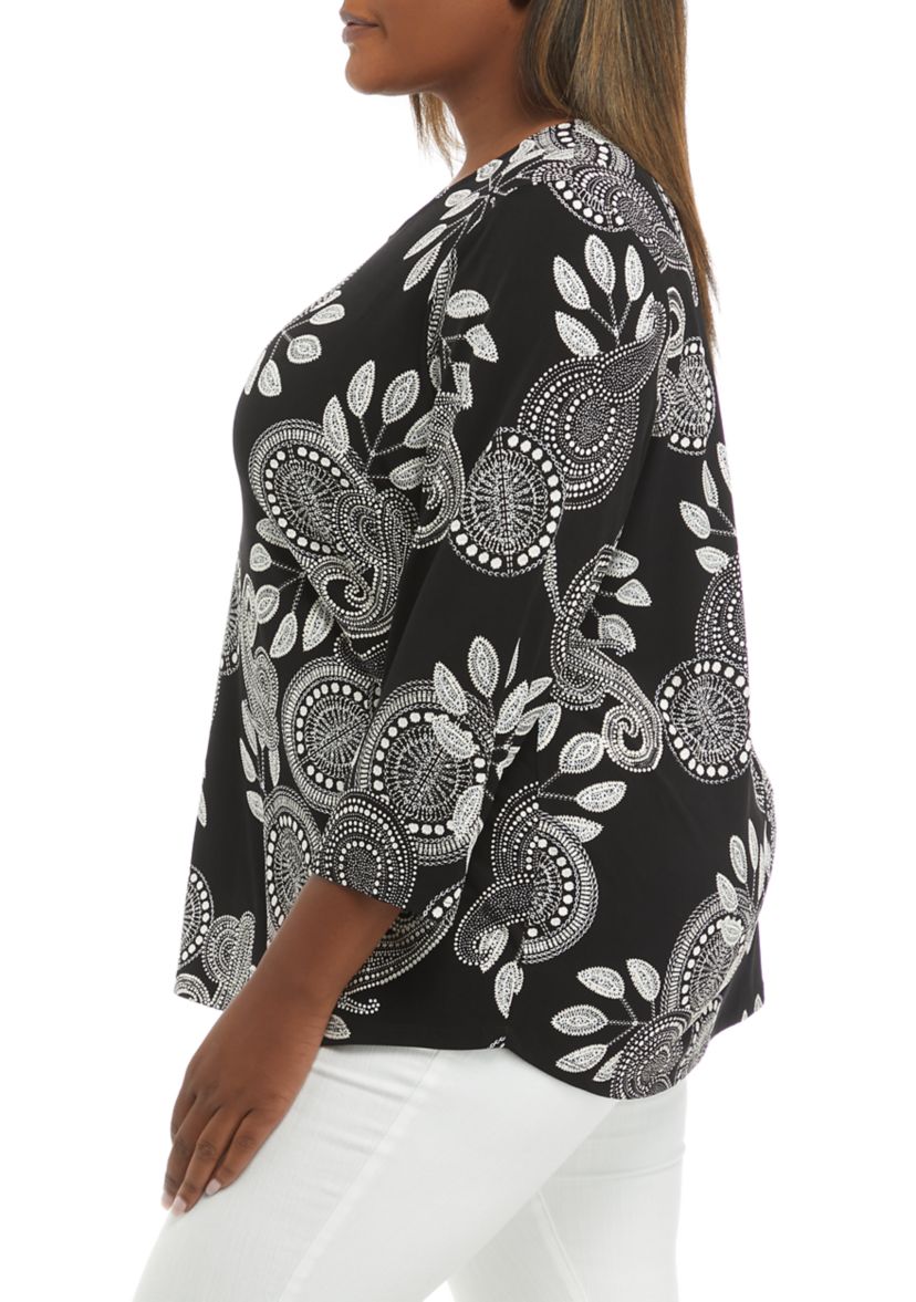 Plus Size Must Haves I Floral Print Blouse