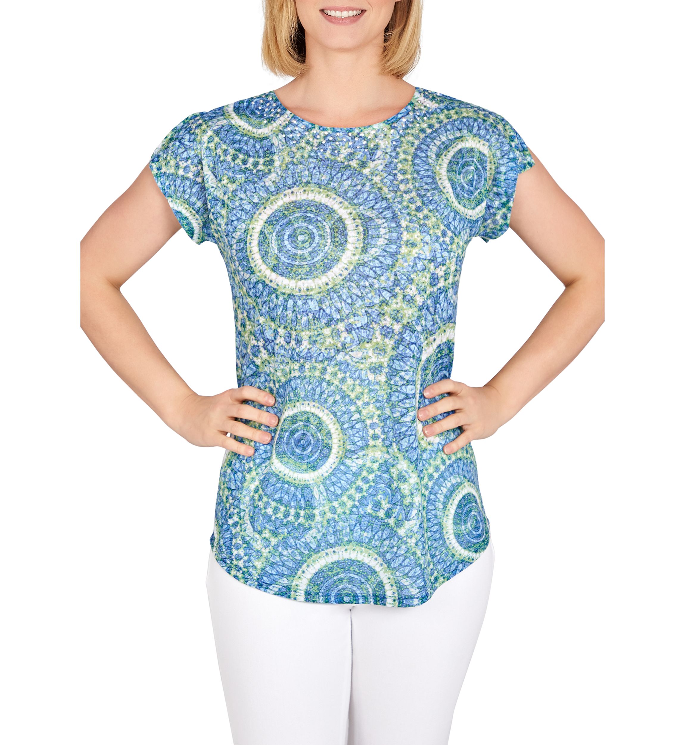 Must Haves Embellished Kaleidoscope Top