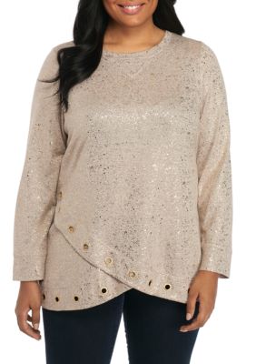 ruby rd tops plus size