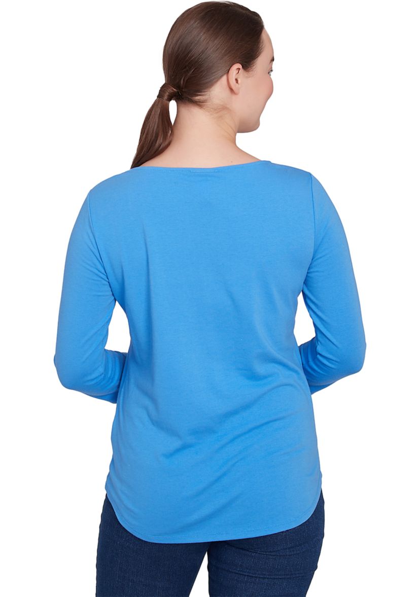 Womens Boat Neck Spring Dandelion Solid Knit Top