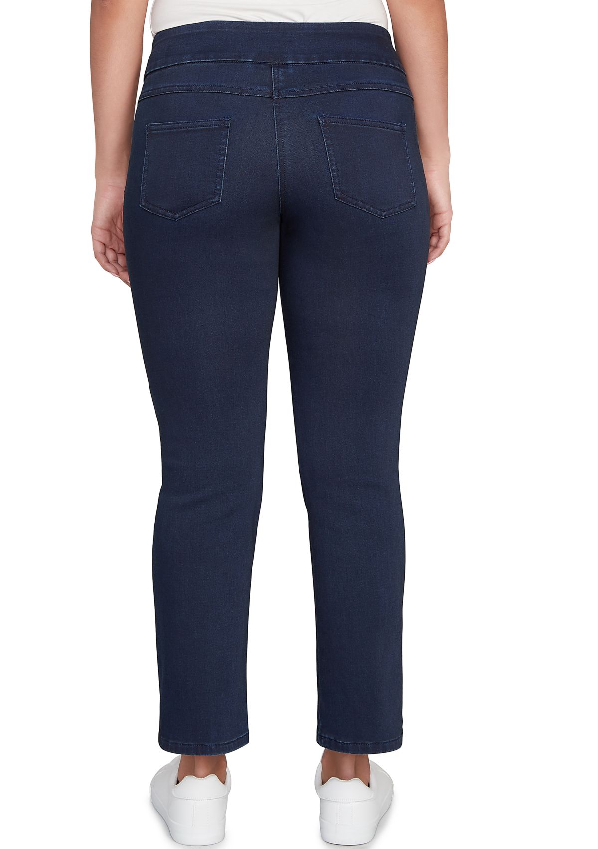 Womens Comfort Stretch Straight Leg Jeans