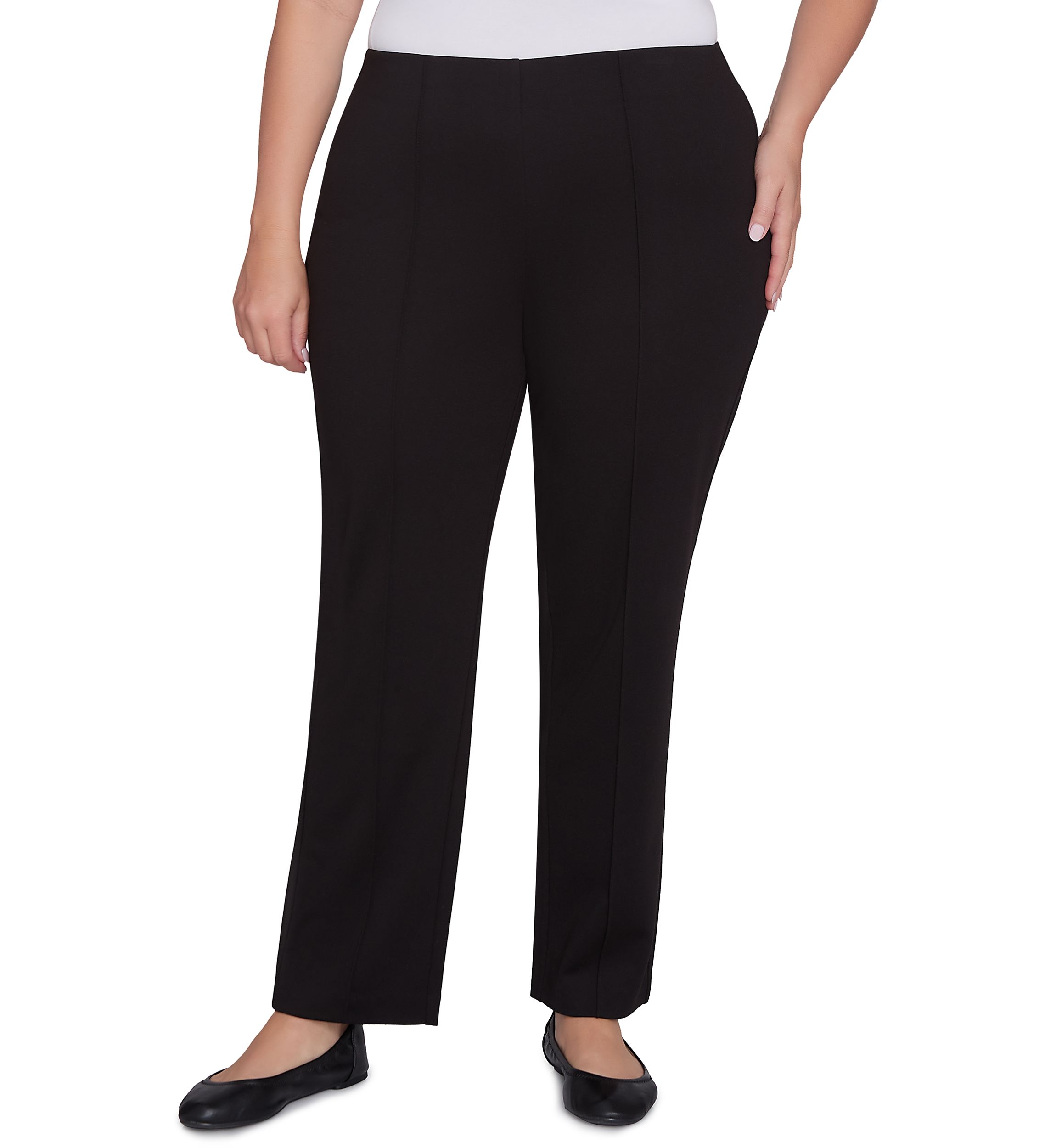 Plus Size Hollywood Waist Ponte Pants