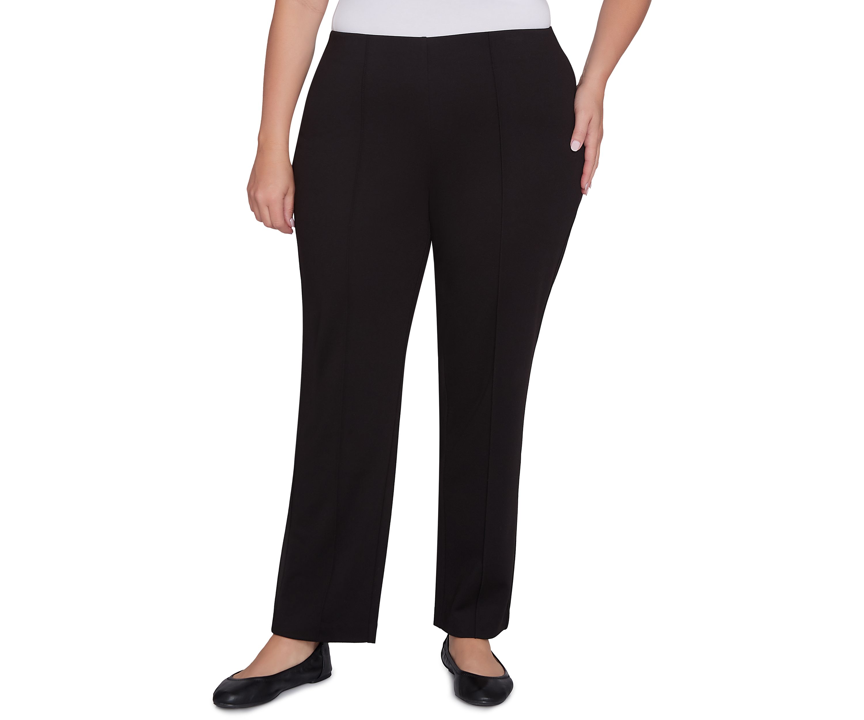 Plus Size Hollywood Waist Ponte Pants