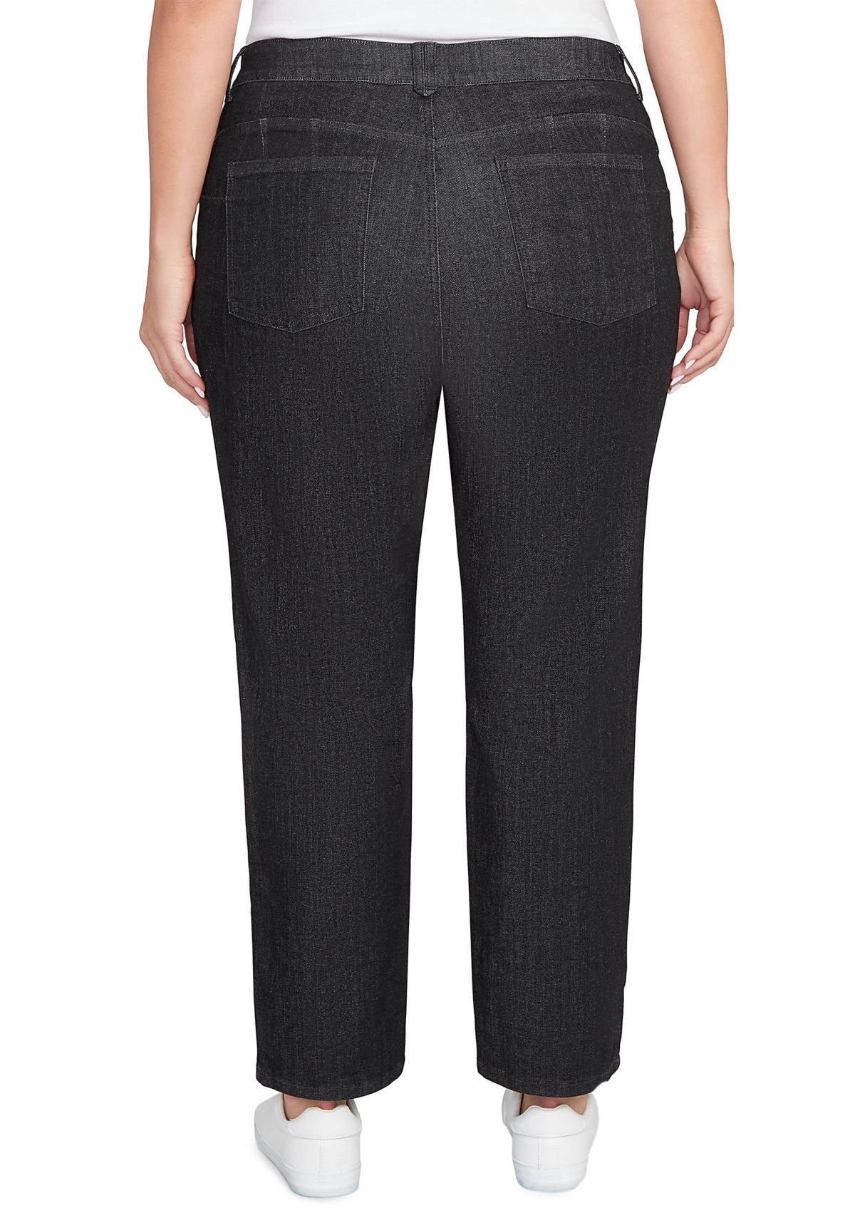 Plus Size Terry Denim Bootcut Jeans