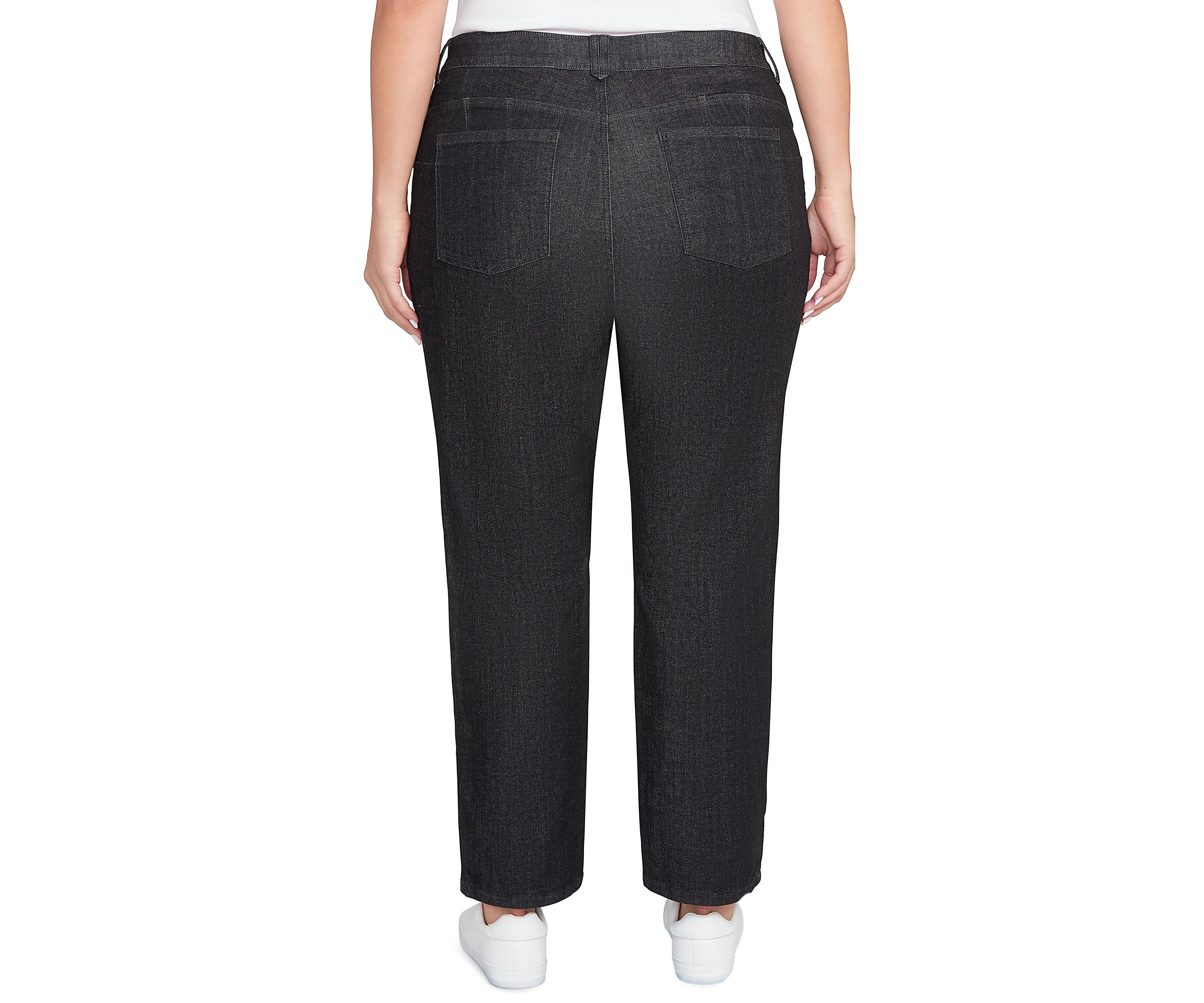Plus Size Terry Denim Bootcut Jeans