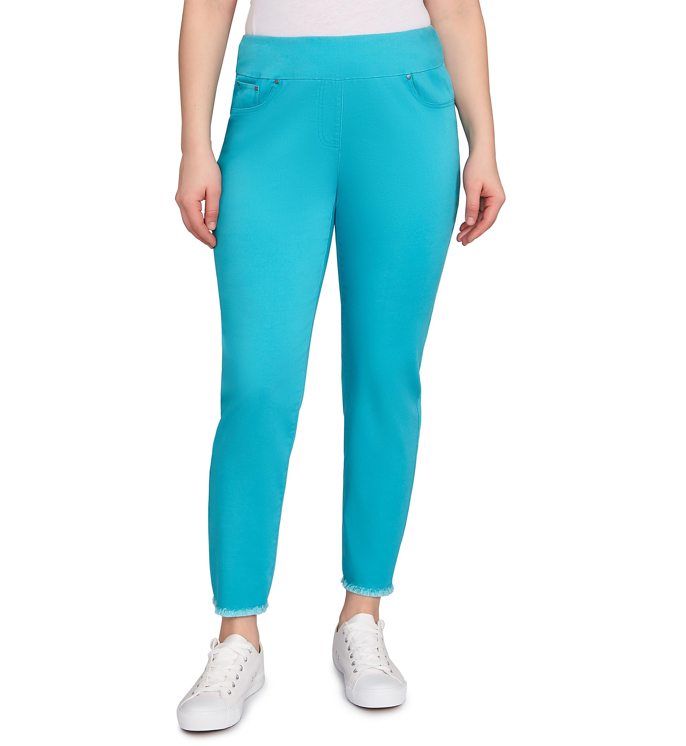 Petite Comfort Stretch Dyed Denim Jeans
