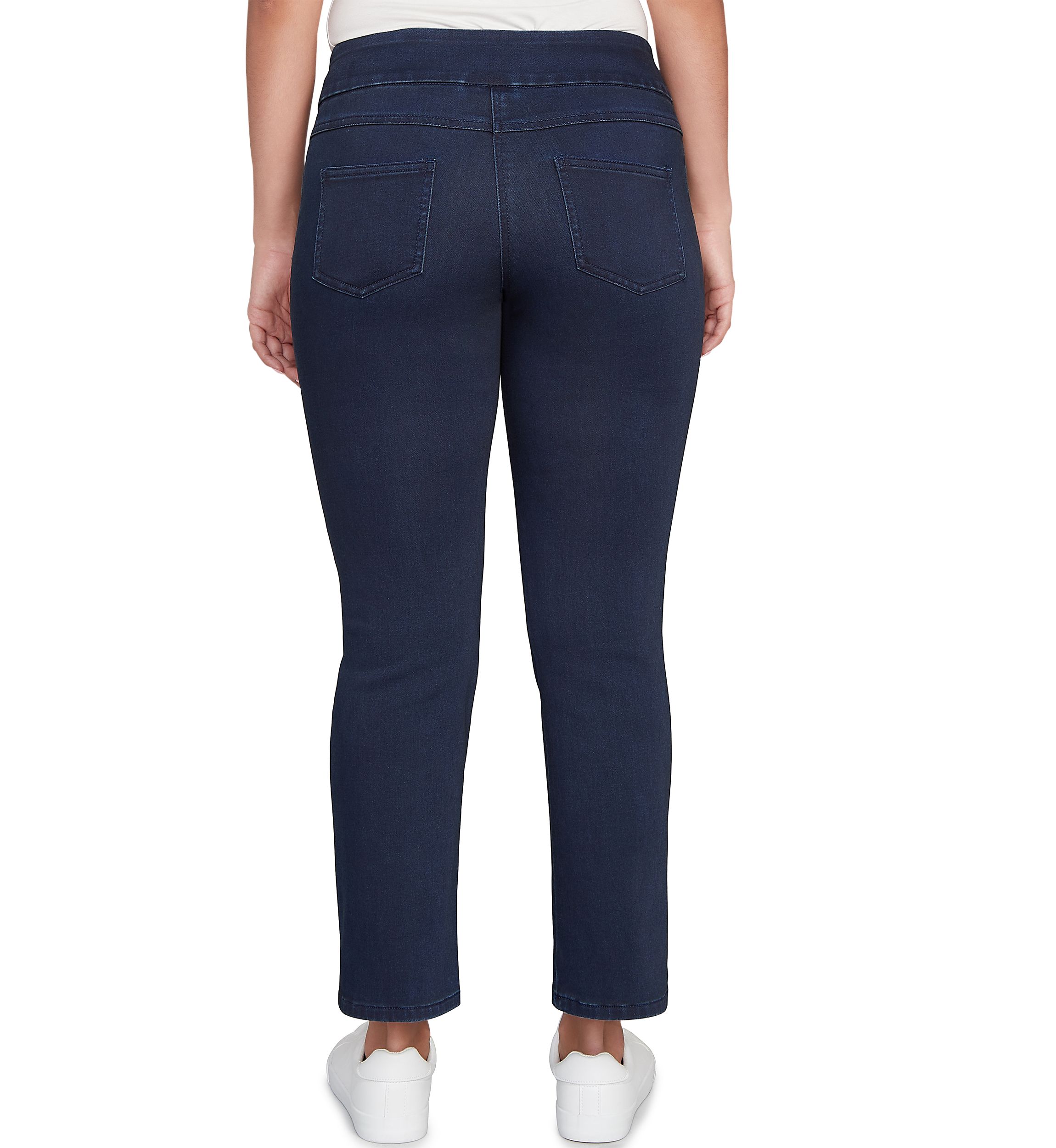 Petite Comfort Stretch Straight Leg Jeans