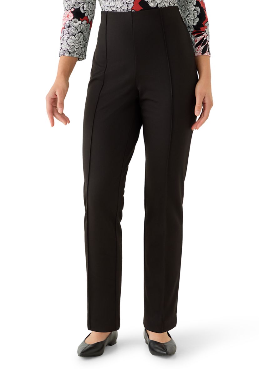 Petite Hollywood Waist Ponte Pants