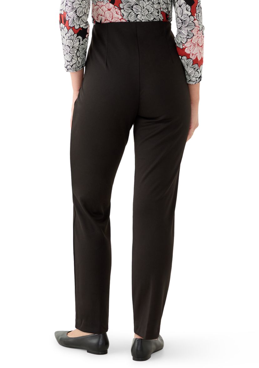 Petite Hollywood Waist Ponte Pants