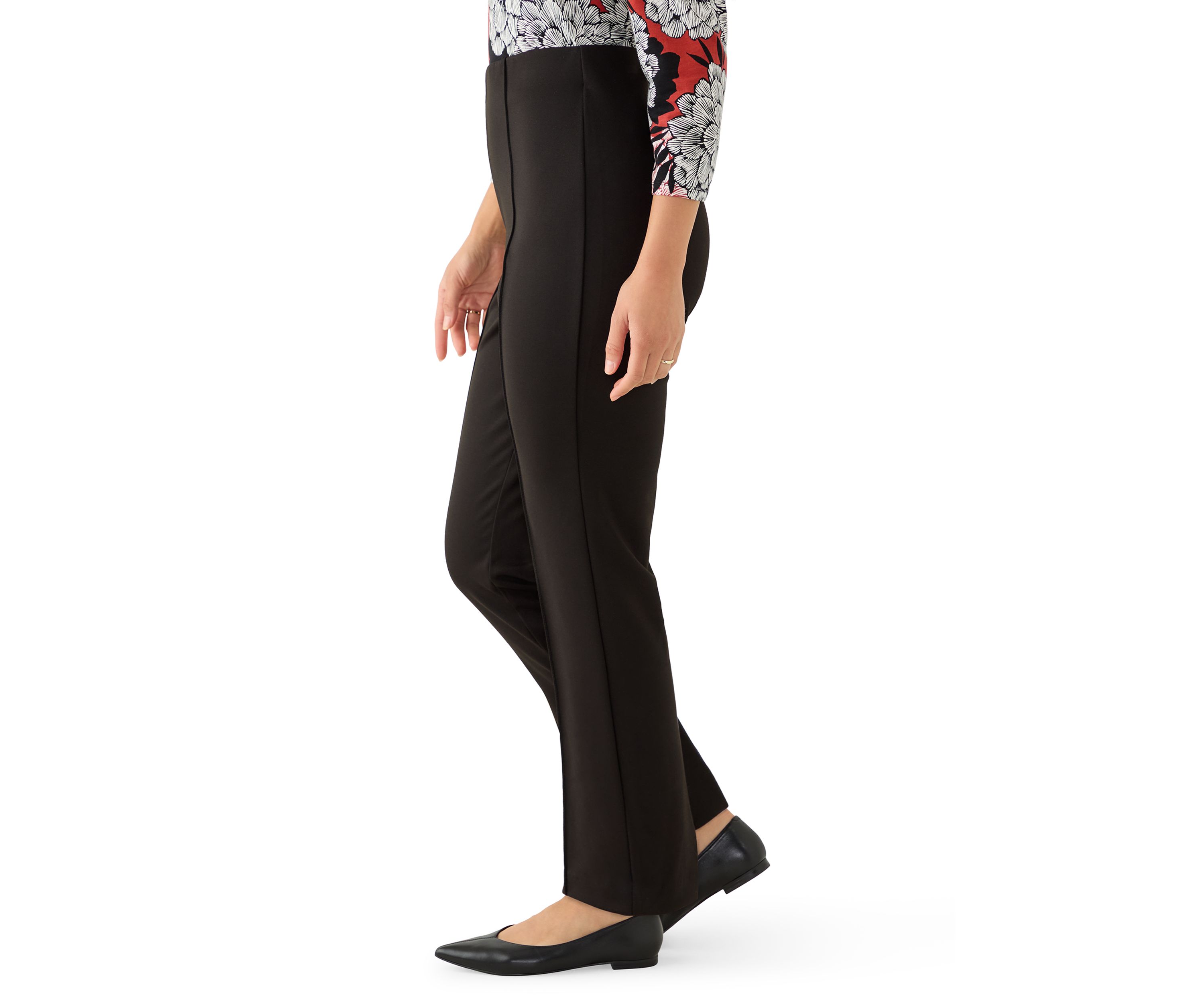 Petite Hollywood Waist Ponte Pants