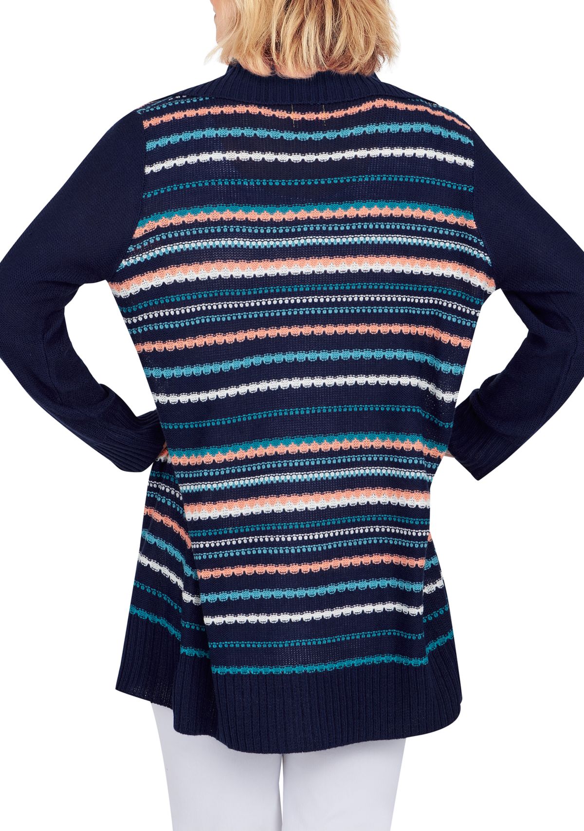 Womens Multi Stripe Cardigan