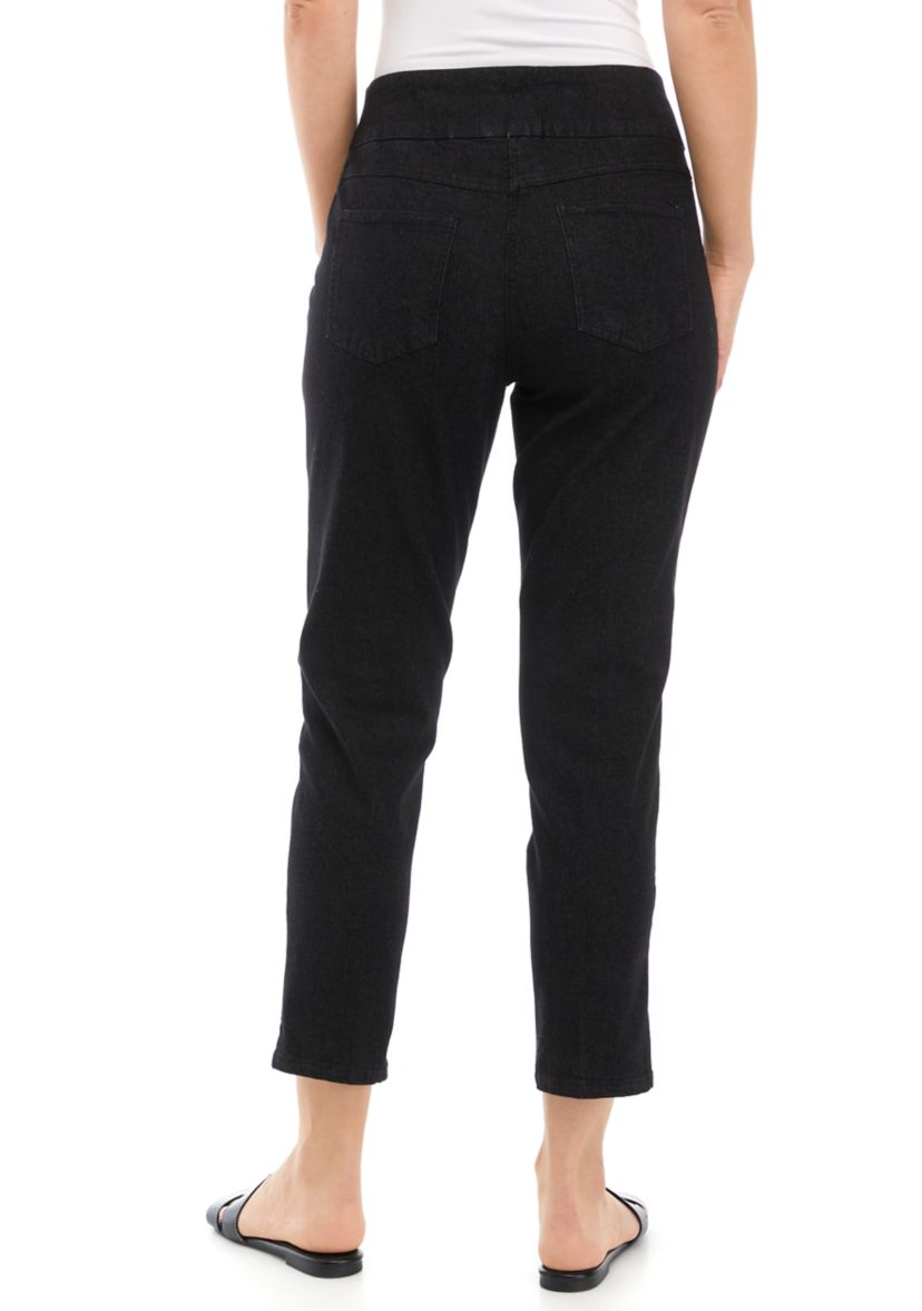 Womens Extra Stretch Denim Ankle Pants