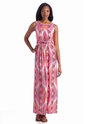 Ruby Rd Petite Embellished Waist Maxi Dress | Belk