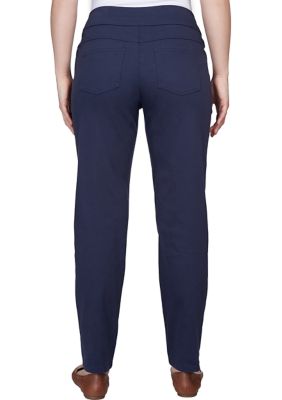 Women's Denim-Like Twill Ankle Pants