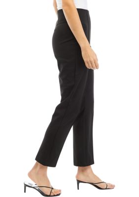 Women's Solid Seamed Ponte Pants