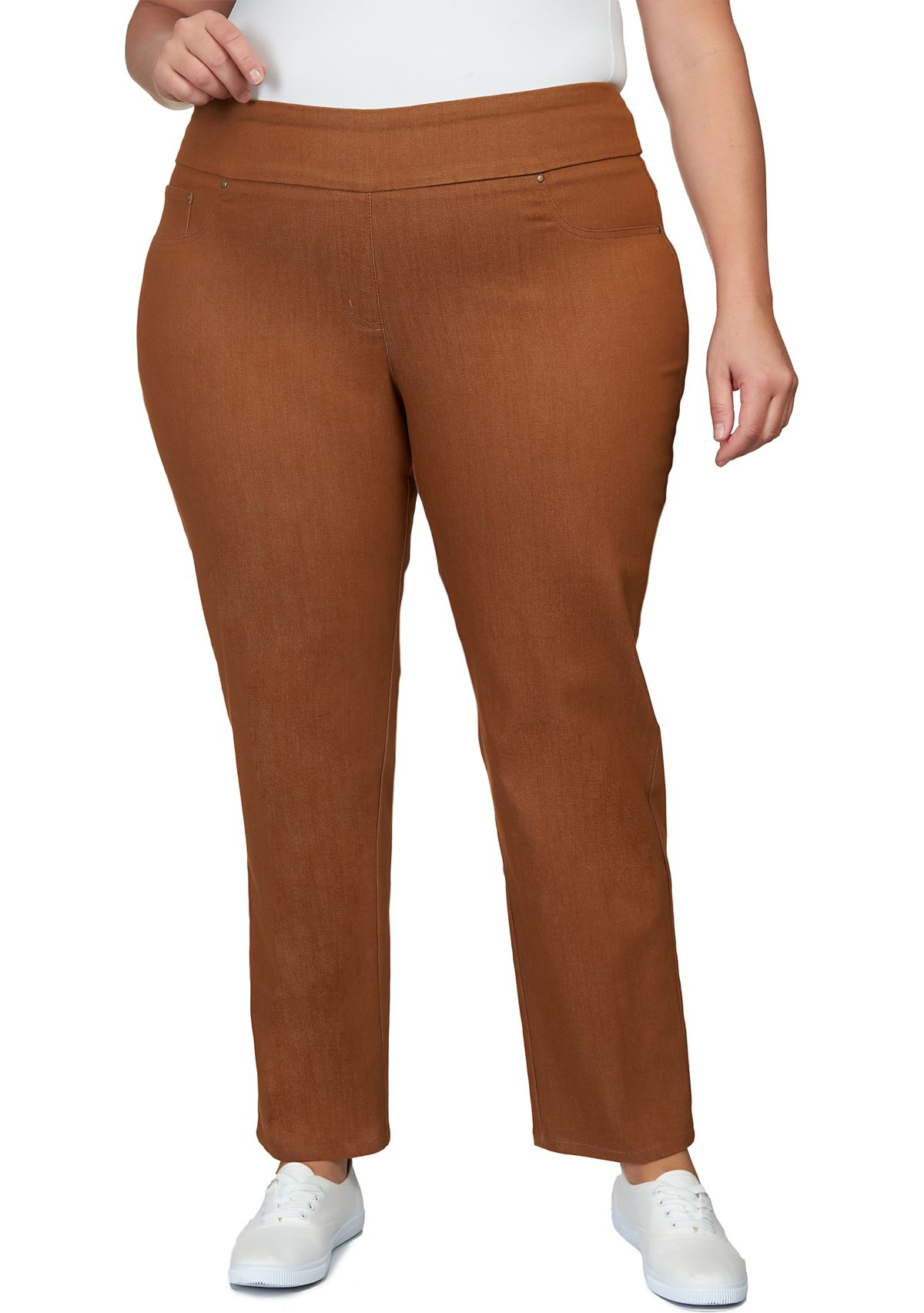 Plus Size Colored Denim Jeans