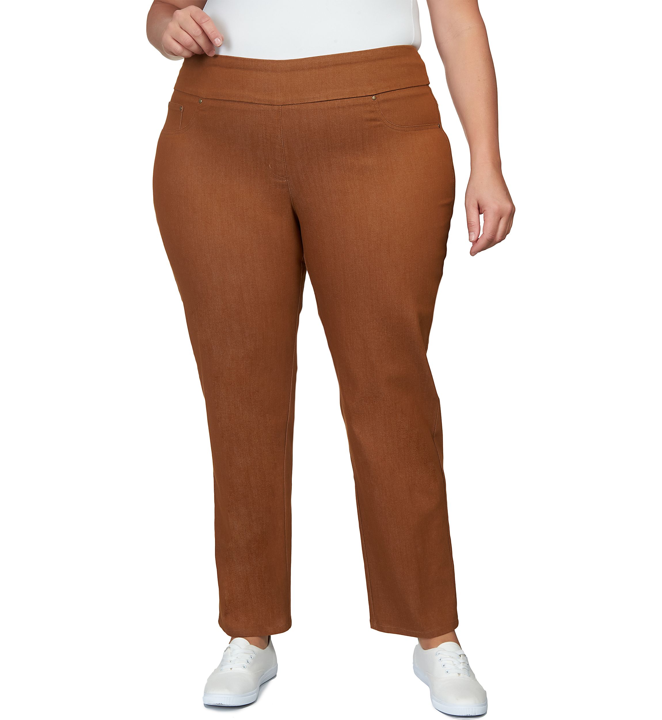 Plus Size Colored Denim Jeans
