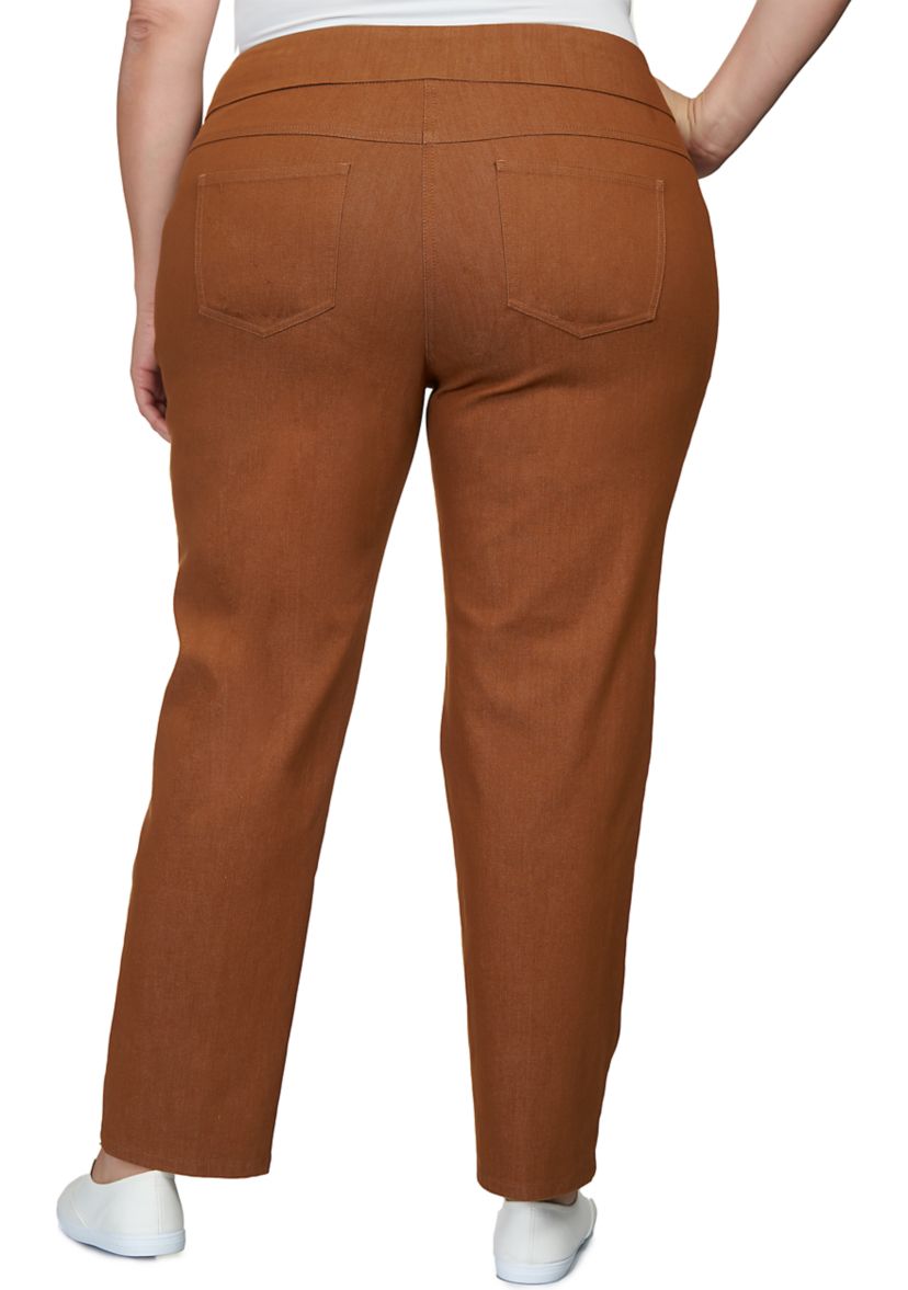 Plus Size Colored Denim Jeans