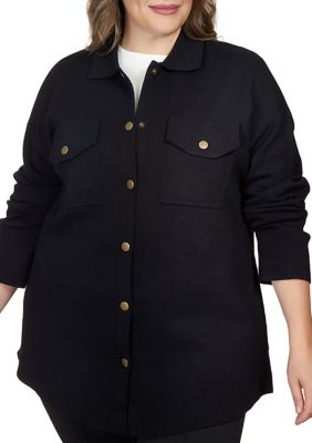 Belk plus size jackets best sale