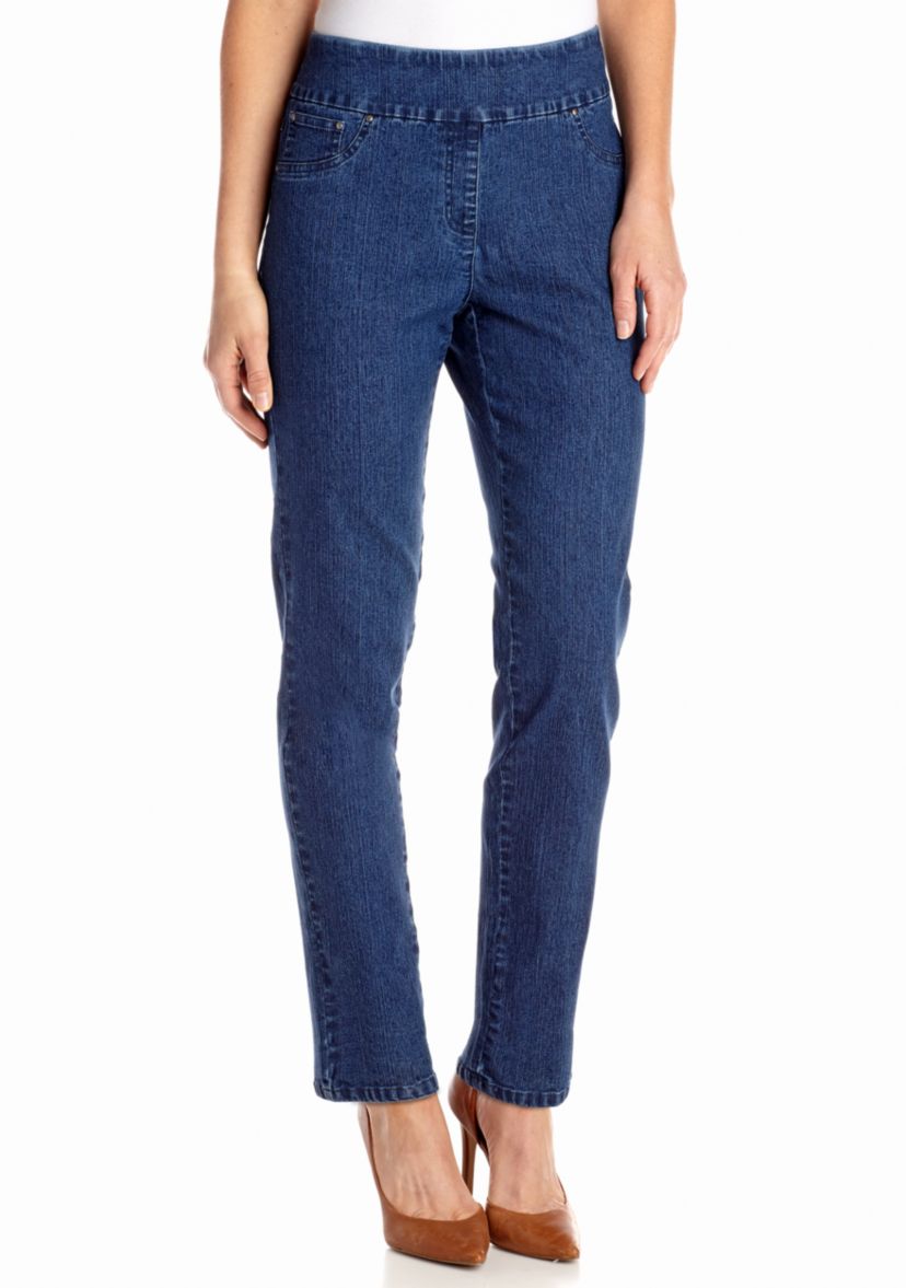 Womens Key Item Pull-On Jean Pants