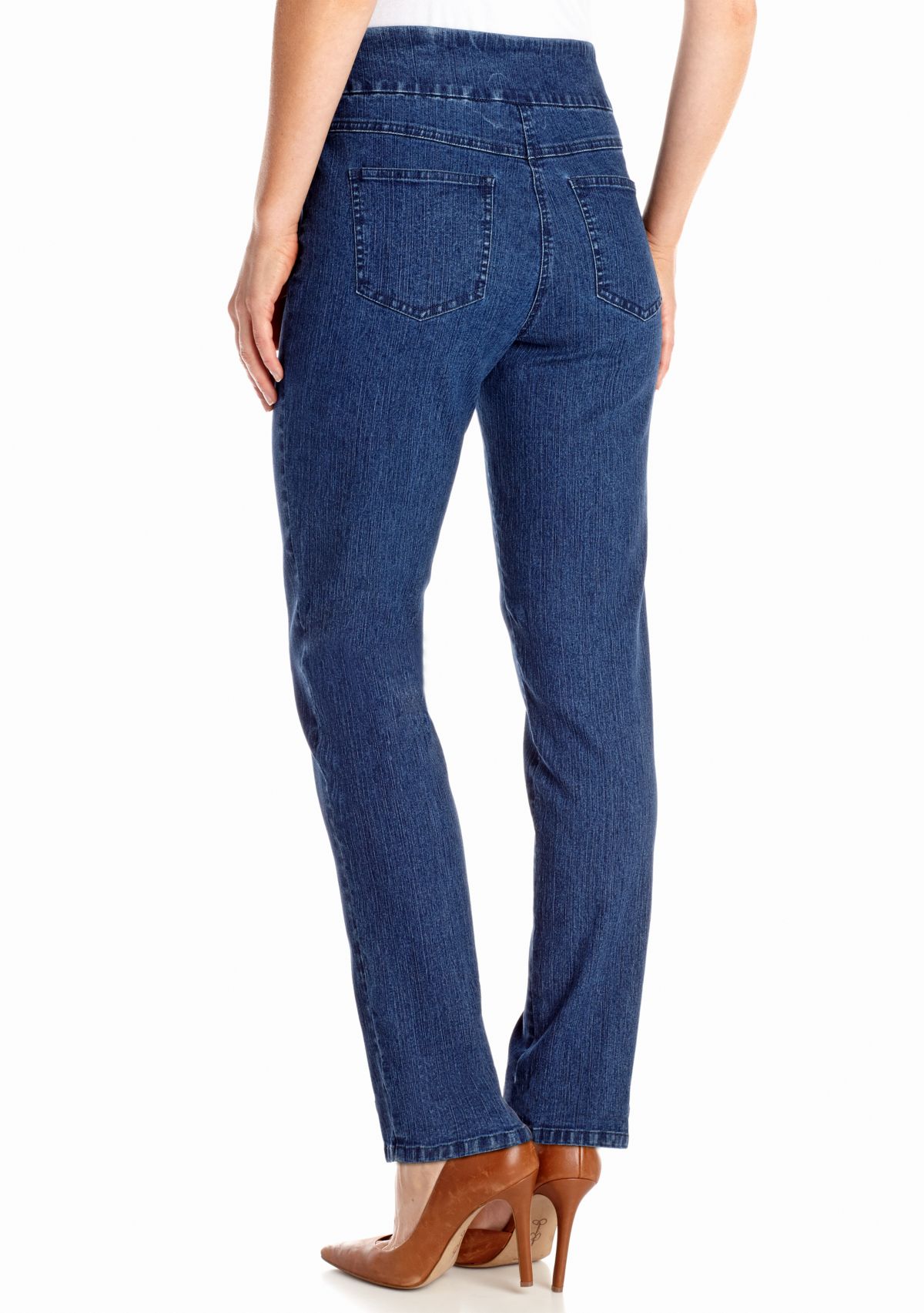 Womens Key Item Pull-On Jean Pants