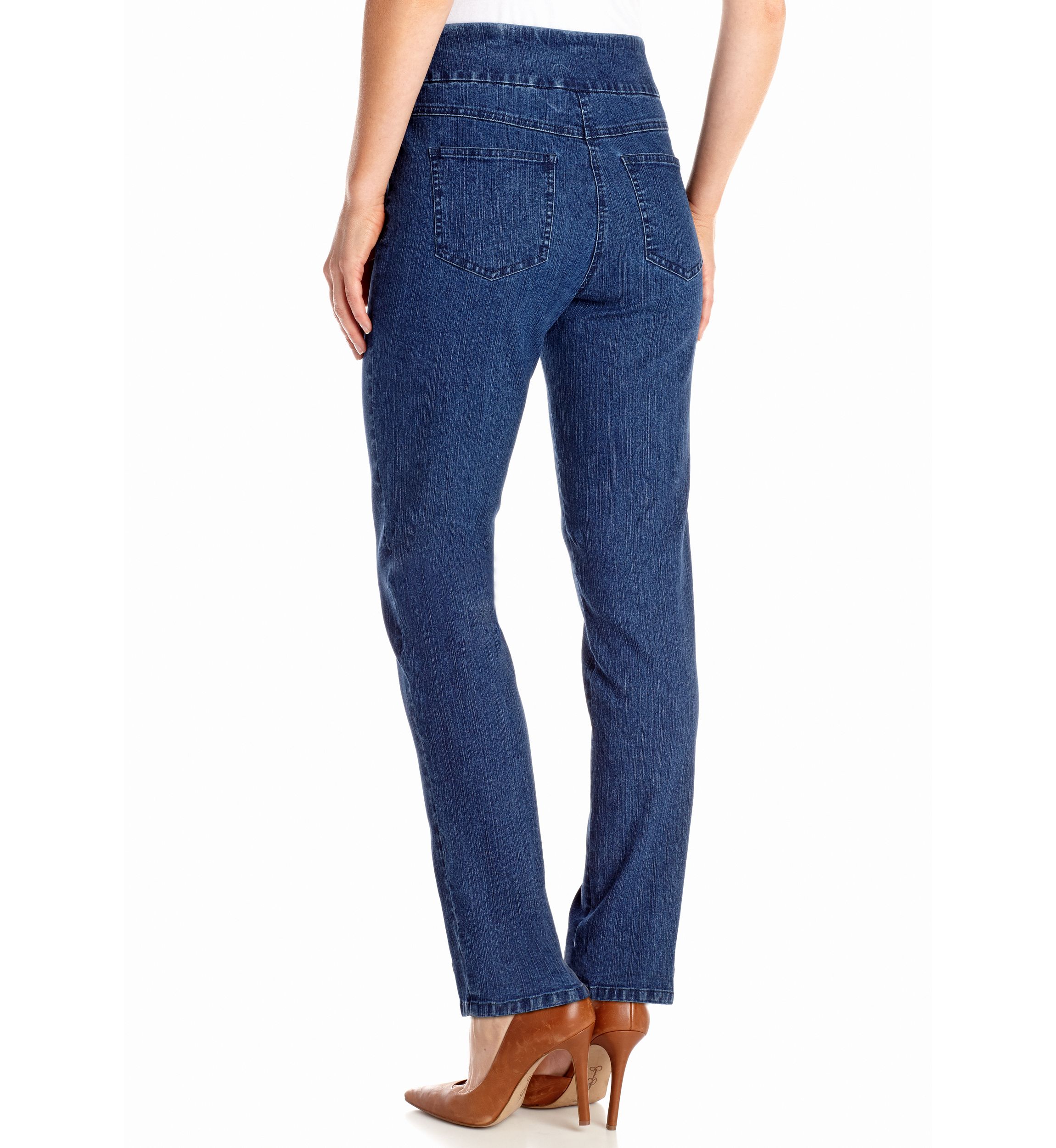 Womens Key Item Pull-On Jean Pants