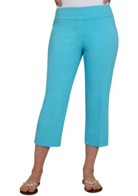 Ruby Rd Criss Cross Tech Capri Pants | belk