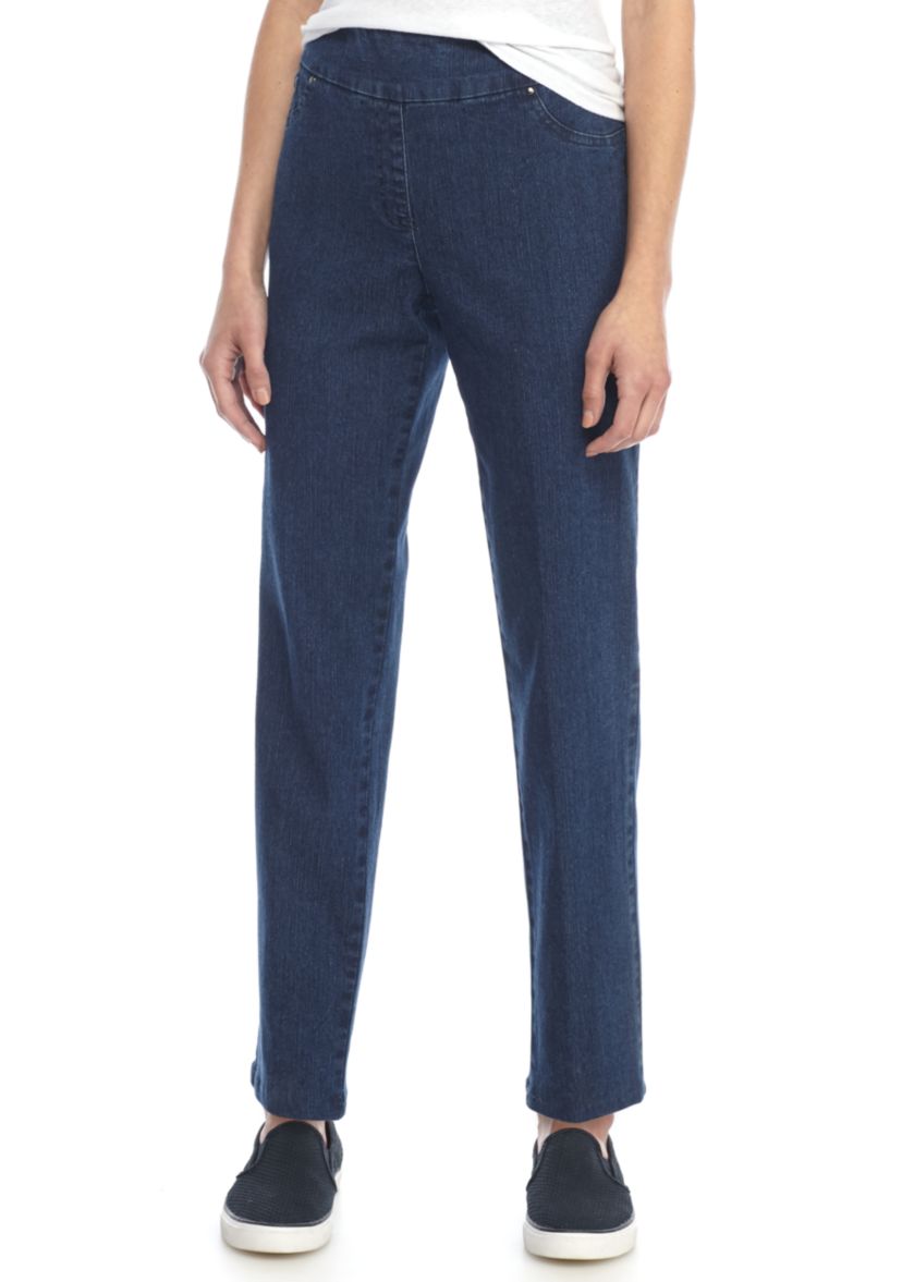 Petite Pull On Denim Jeans
