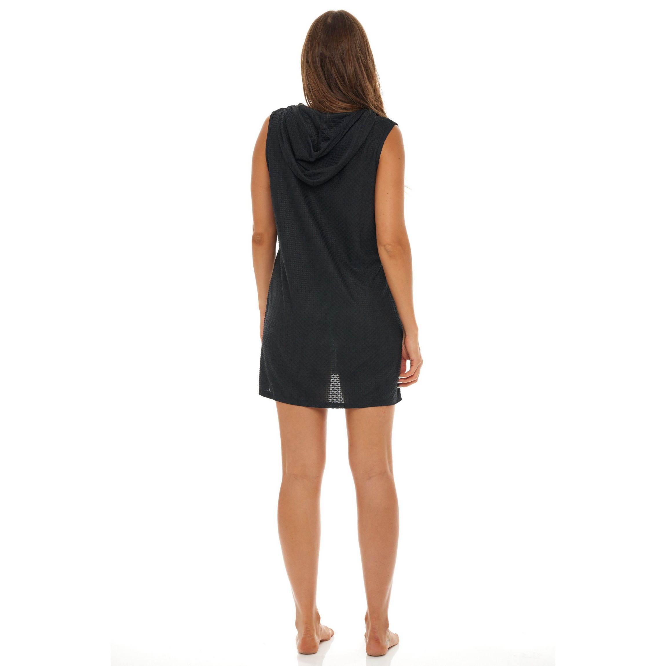 WFN0442 Waffle Pattern  Hoodie