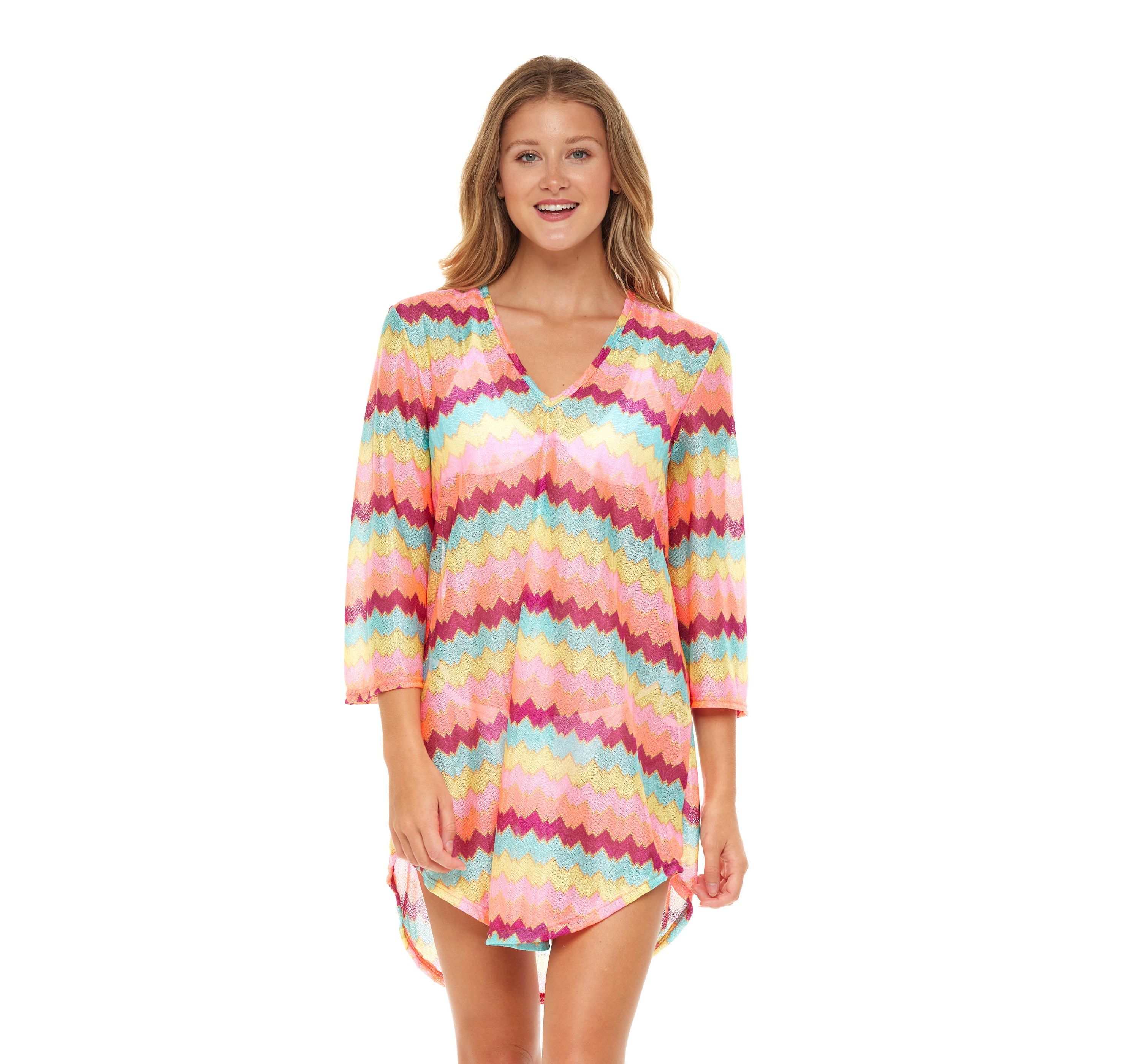 F1C14028  Multi V Neck Tunic