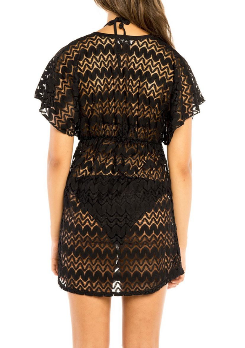 V-Neck Bell Sleeve Cover Up Swim Tunic