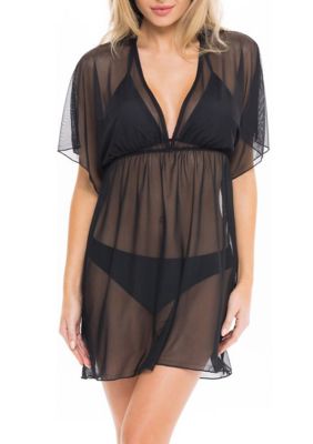 Mesh V-Neck Tunic