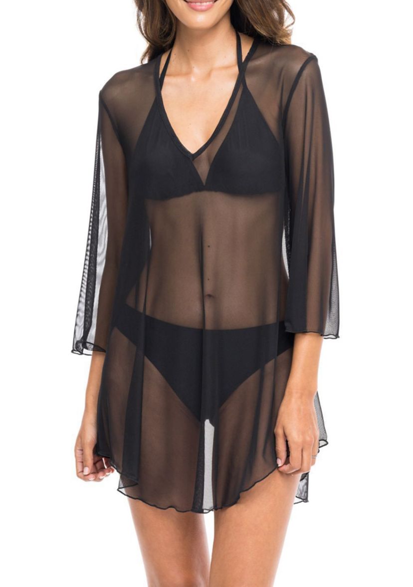 Mesh V-Neck Tunic