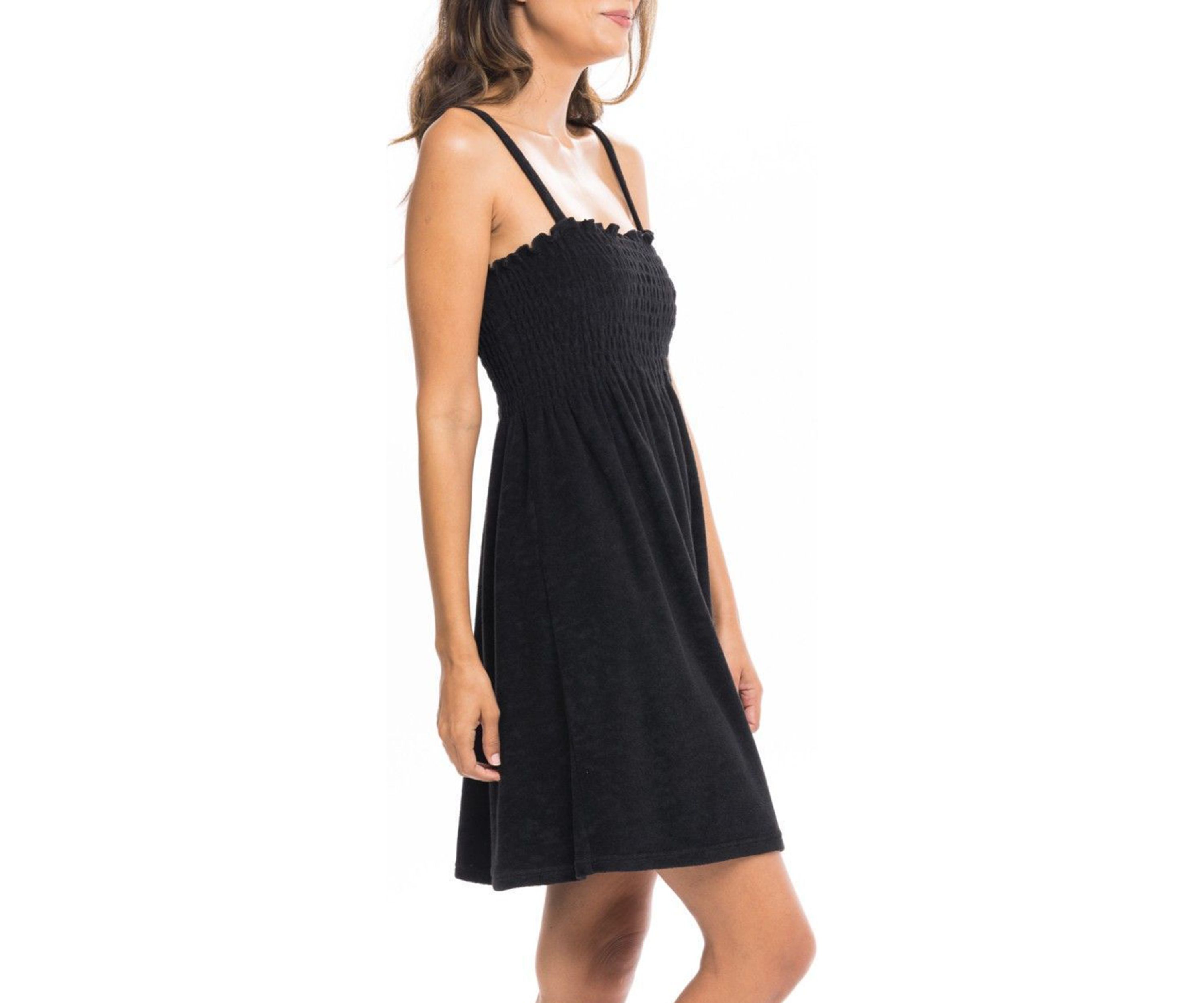 Terry Ruched Cover Up Dress