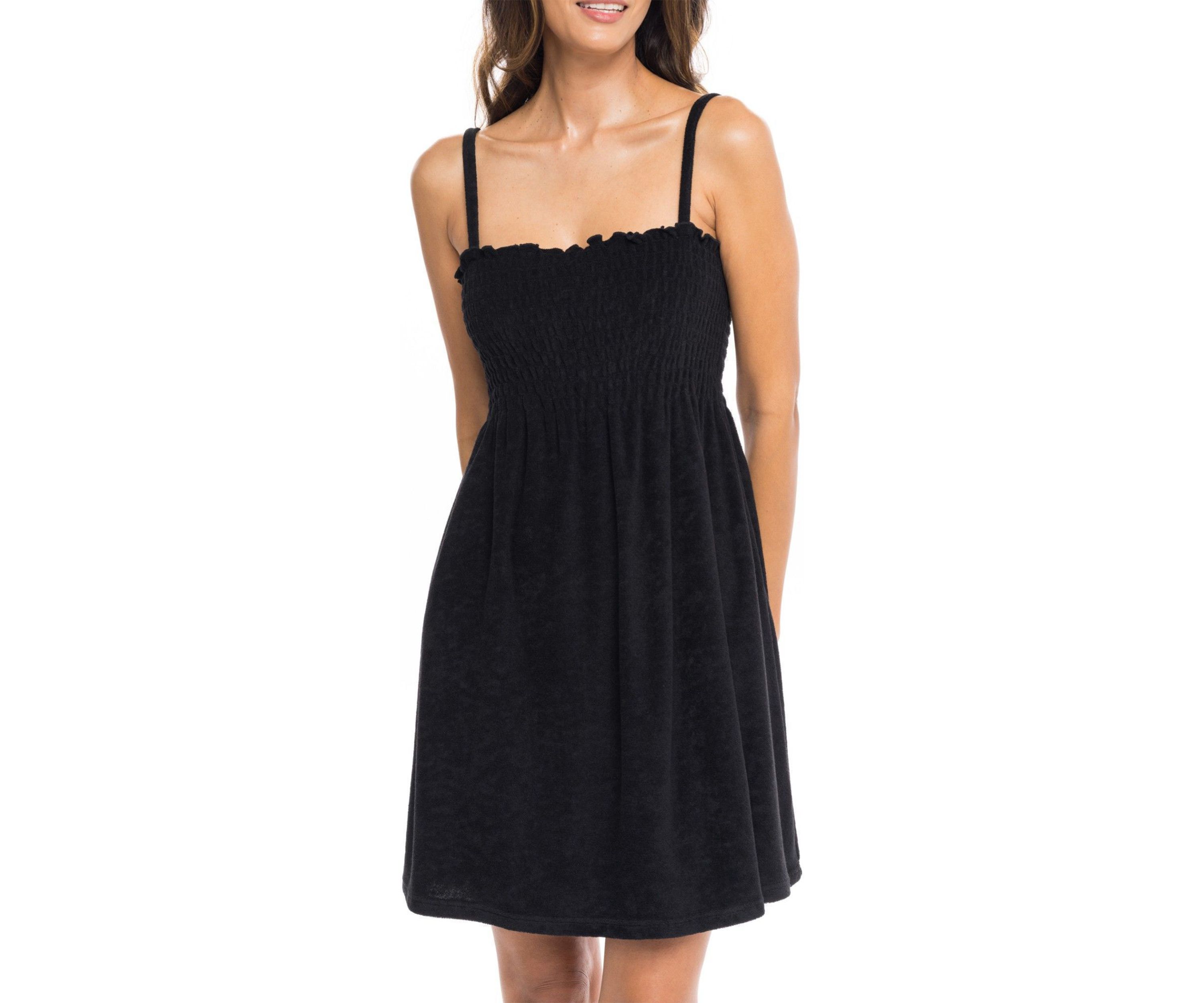 Terry Ruched Cover Up Dress