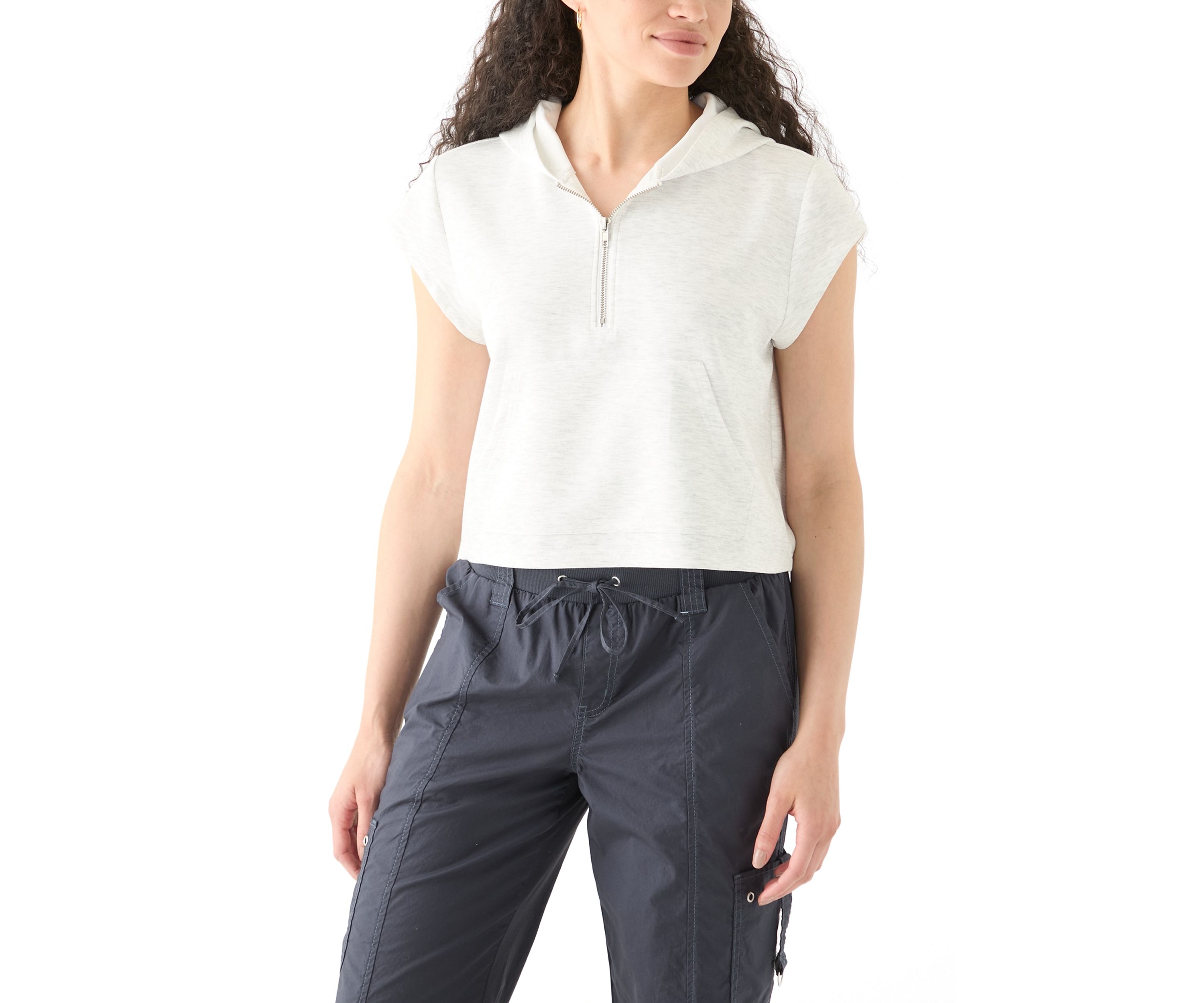 Womens Buttery Soft Scuba Pullover