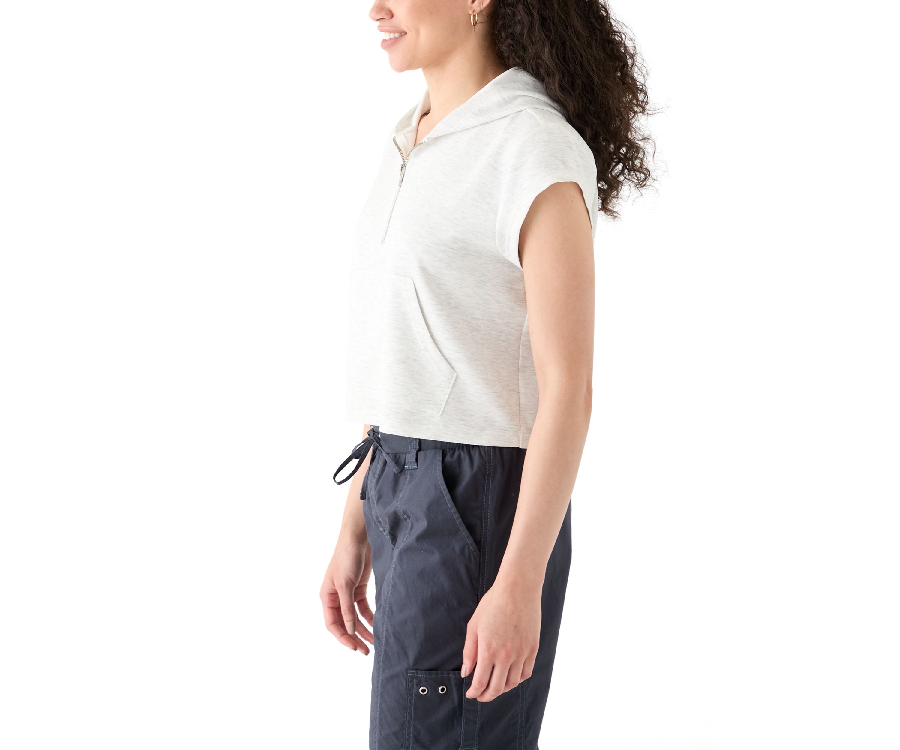 Womens Buttery Soft Scuba Pullover