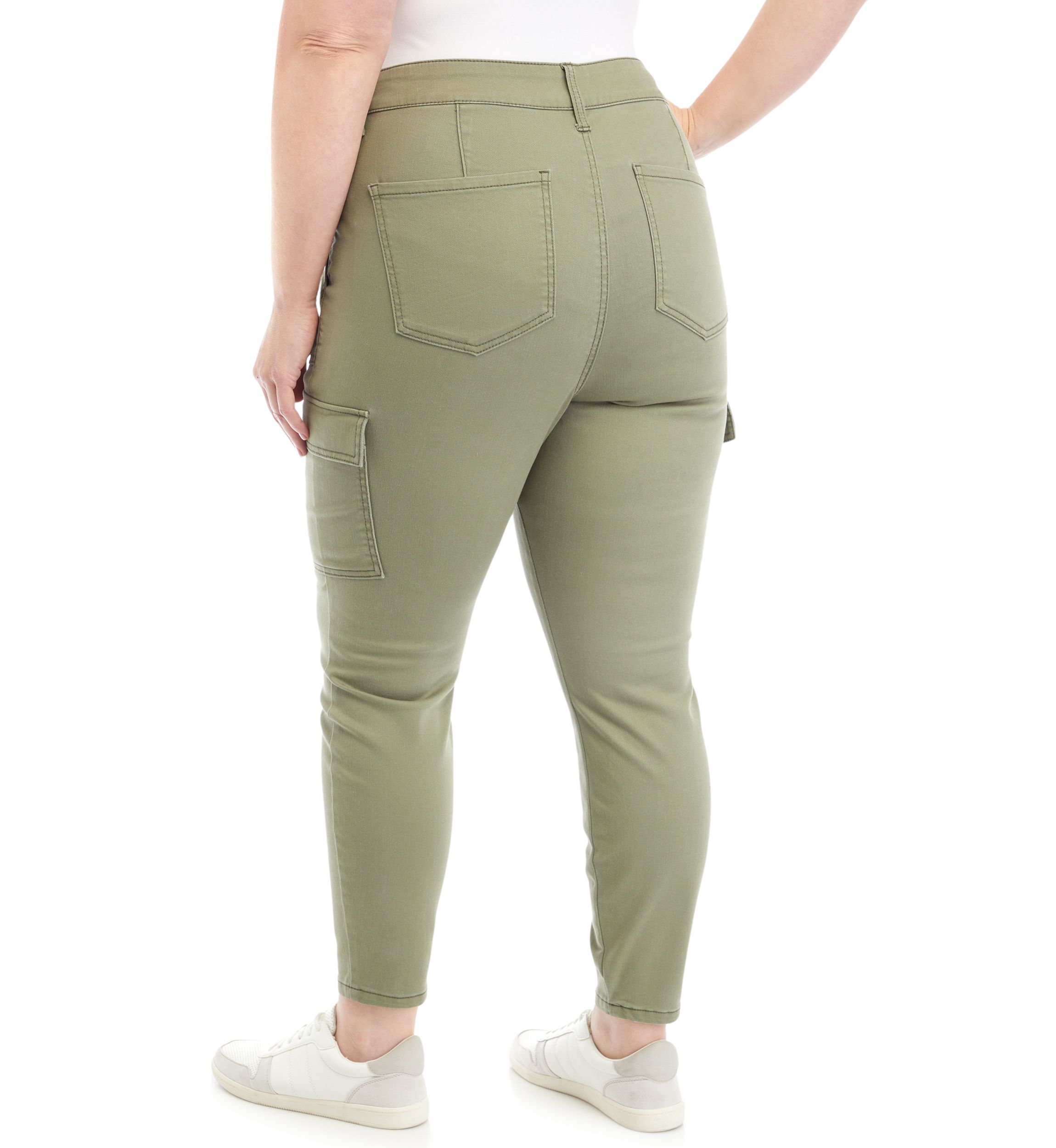 Plus Size Utility Skinny Cargo Pants