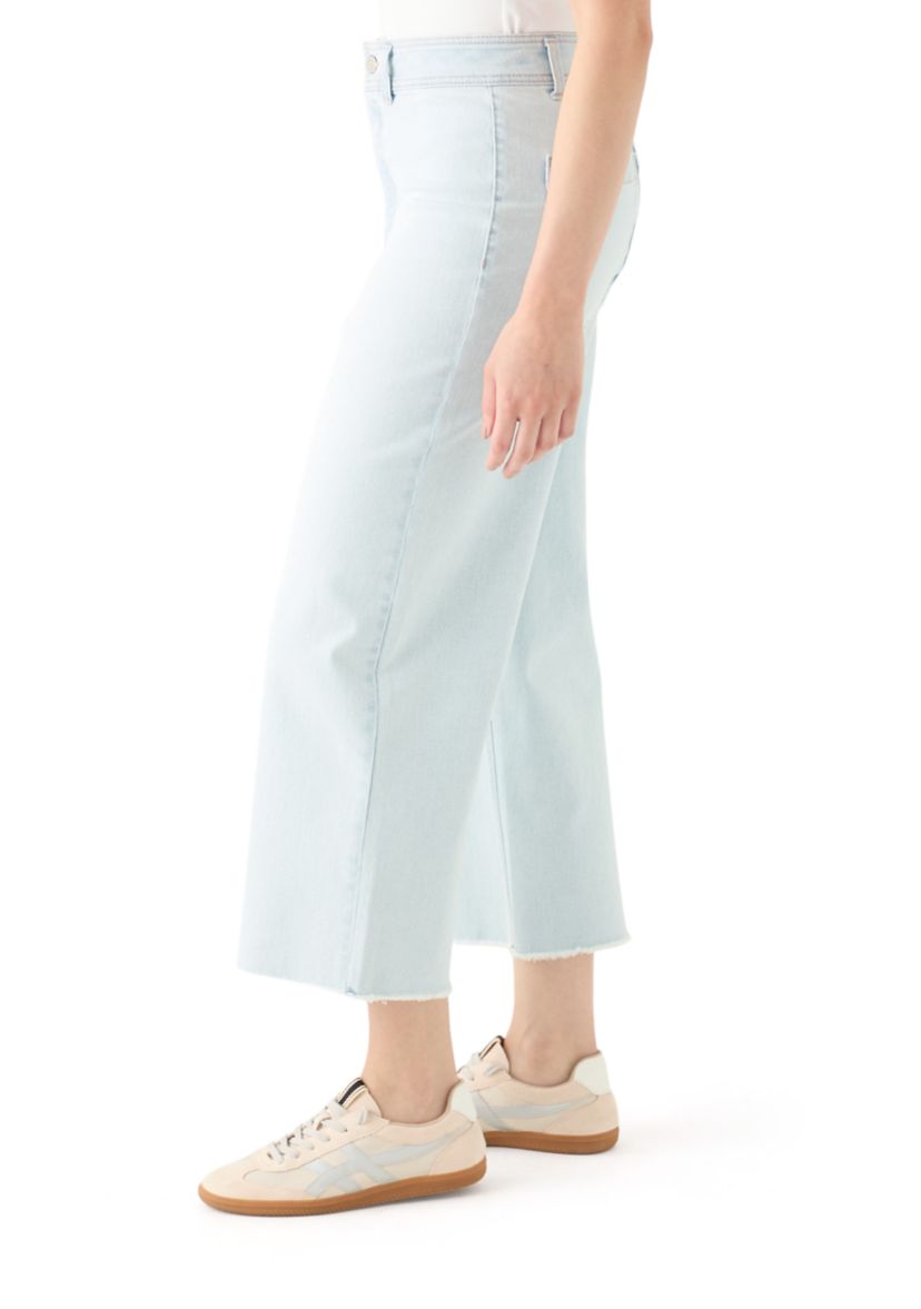 Womens High Rise Cropped Ankle Jeans